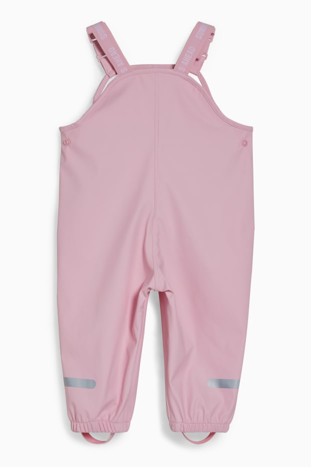 Bébés filles - Pantalon de pluie pour bébé - rose