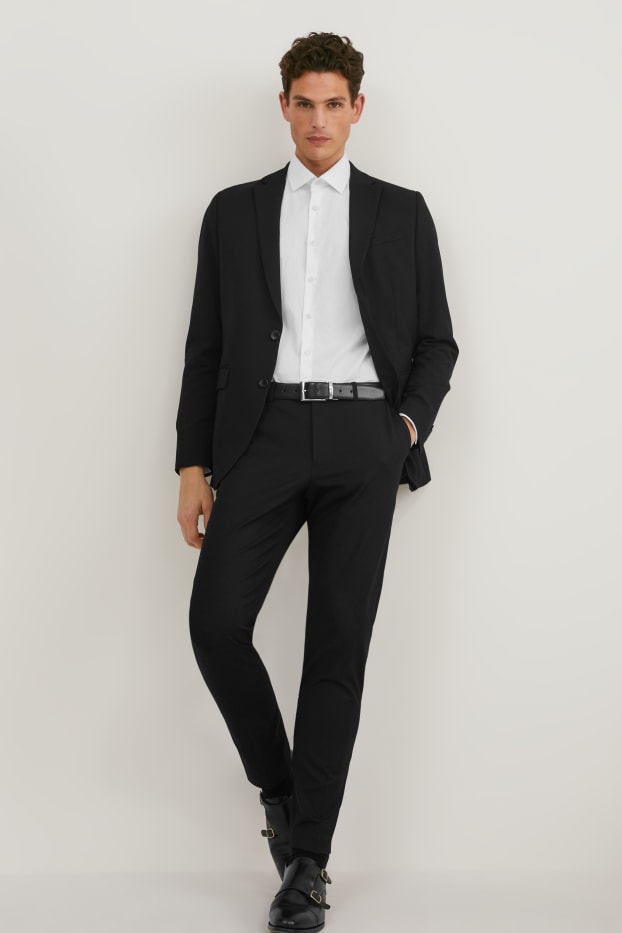 Hombre - Pantalón - slim fit - Flex - LYCRA® - negro