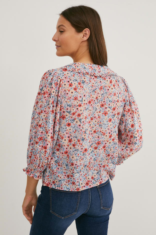 Femmes - Chemisier - motif floral - coloré
