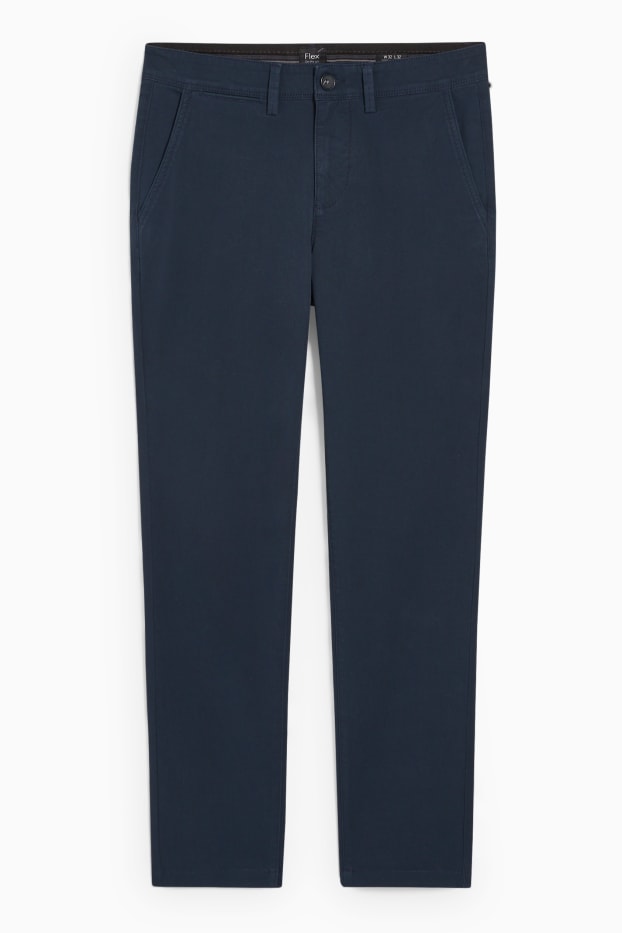 Uomo - Chino - slim fit - Flex - LYCRA® - blu scuro
