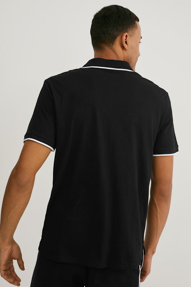 Men - Polo shirt - black