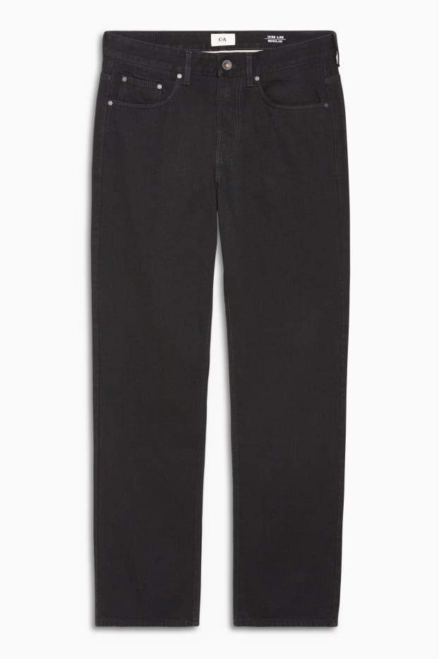 Uomo - Regular jeans - nero