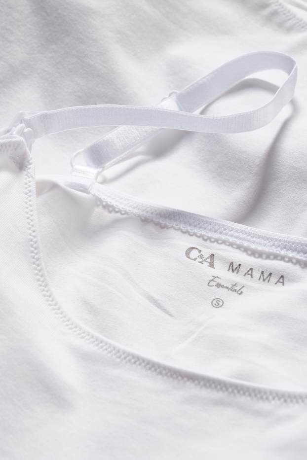 Dona - Paquet de 2 - top de lactància - blanc