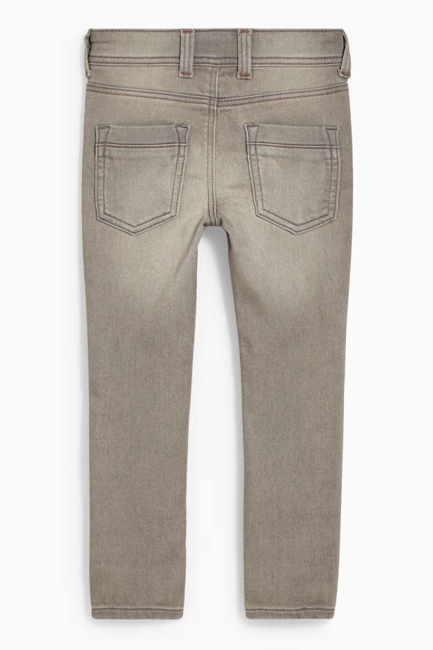 Enfants garçons - Jean skinny - jog denim - LYCRA® - jean gris clair