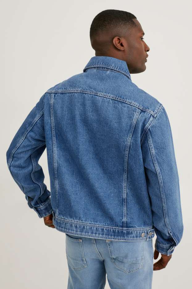 Herren - Jeansjacke - jeansblau