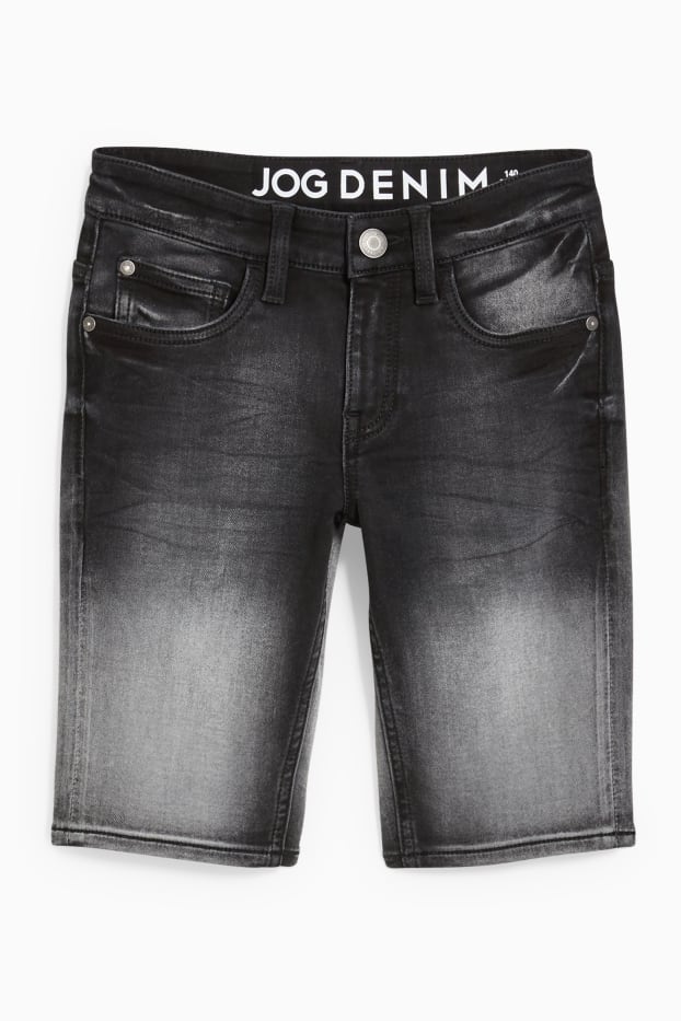 Kinder Jungen - Jeans-Shorts - Jog Denim - dunkeljeansgrau