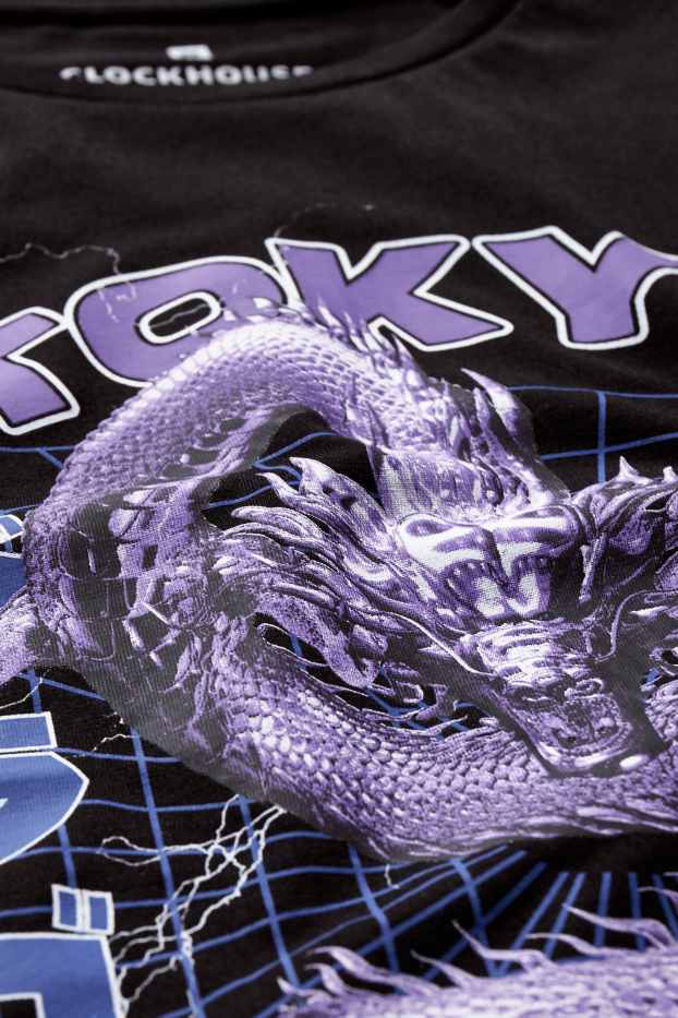 Pánské - CLOCKHOUSE - tričko - černá