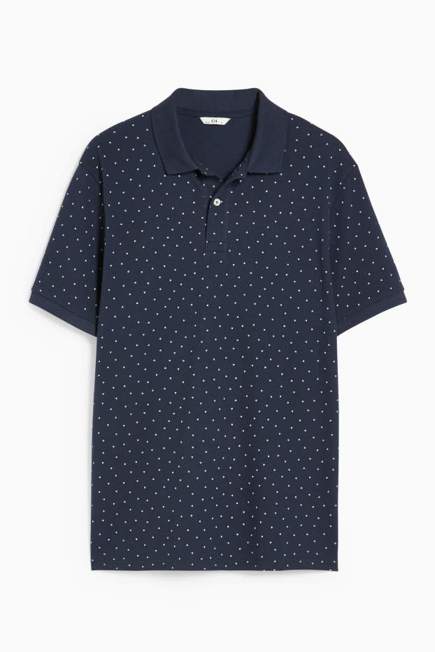 Heren - Poloshirt - donkerblauw