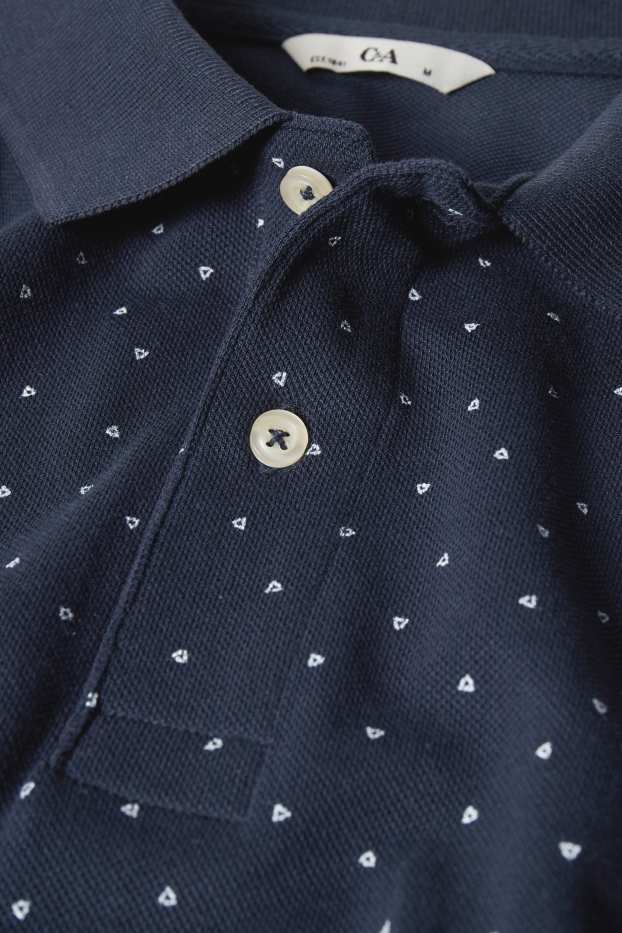 Heren - Poloshirt - donkerblauw