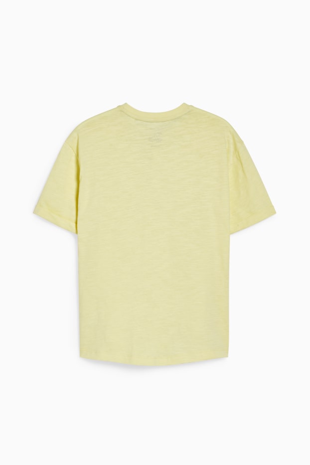 Enfants garçons - T-shirt - genderneutral - jaune clair