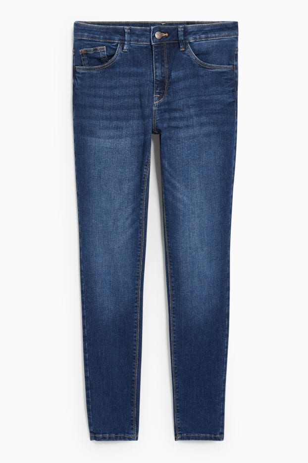 Dames - Skinny jeans - shaping jeans - jeansblauw