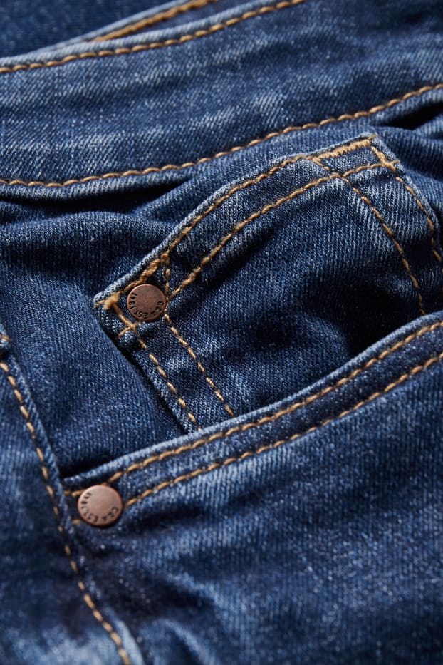 Dames - Skinny jeans - shaping jeans - jeansblauw