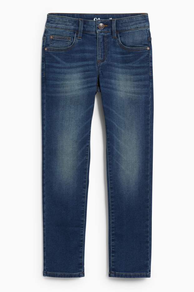 Kinder Jungen - Straight Jeans - dunkeljeansblau
