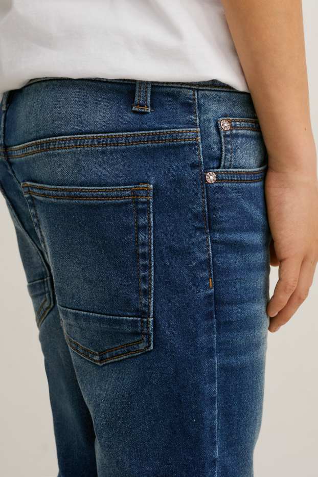 Kinder Jungen - Straight Jeans - dunkeljeansblau