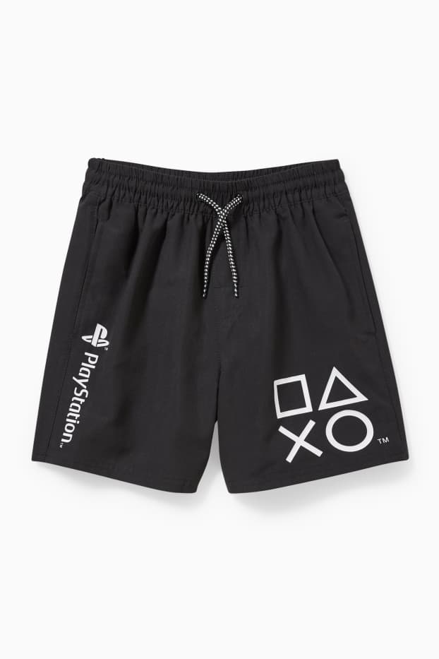 Enfants garçons - PlayStation - short de bain - noir