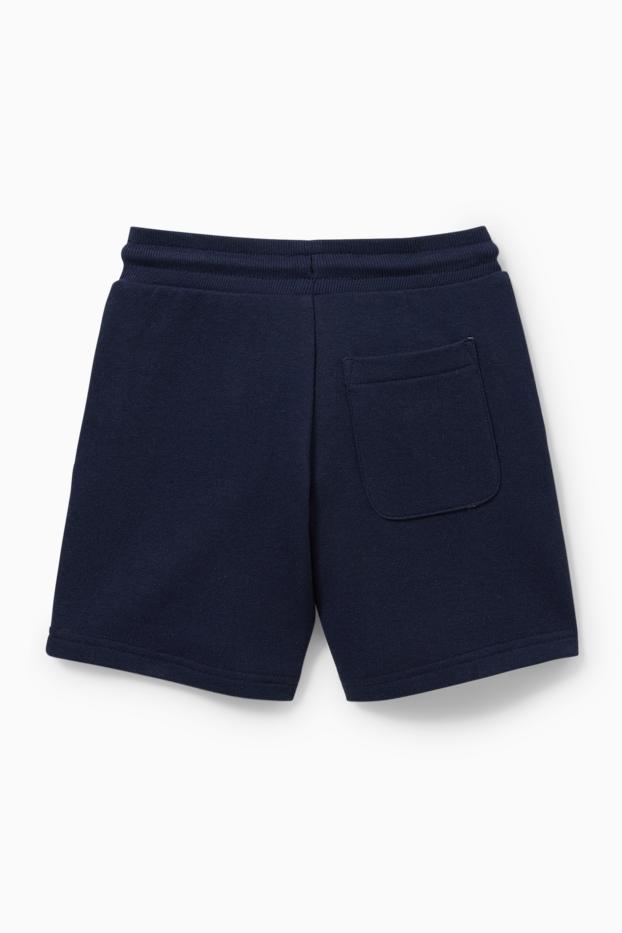 Enfants garçons - Spider-Man - short en molleton - bleu foncé