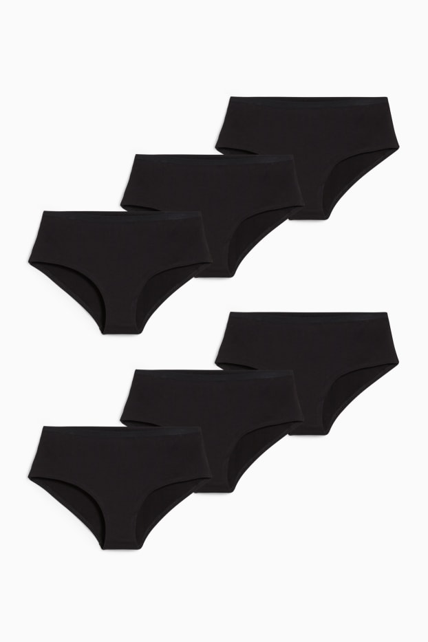 Dona - Paquet de 6 - hipster - LYCRA® - negre