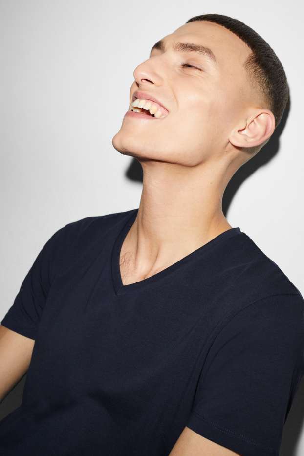 Herren - CLOCKHOUSE - T-Shirt - dunkelblau