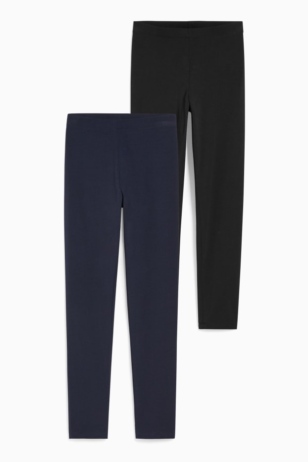 Damen - Multipack 2er - Leggings - LYCRA® - dunkelblau