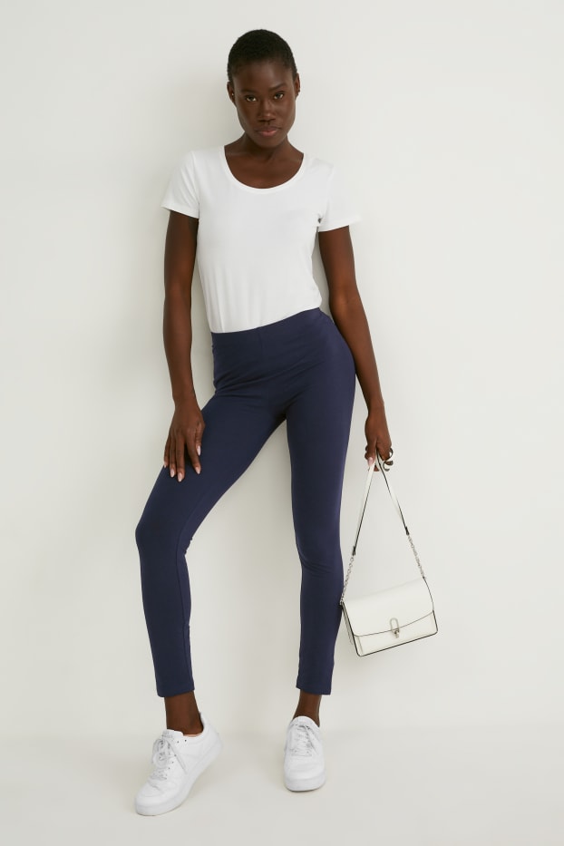 Damen - Multipack 2er - Leggings - LYCRA® - dunkelblau