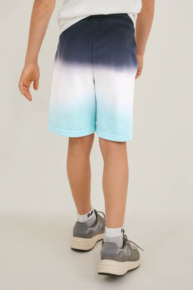 Enfants garçons - Short en molleton - bleu foncé