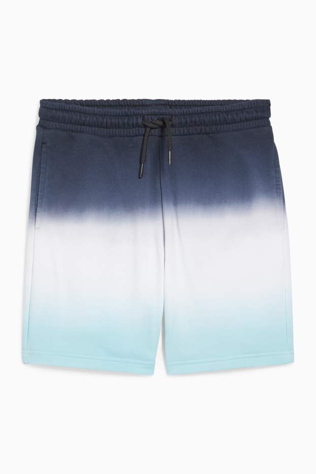 Enfants garçons - Short en molleton - bleu foncé