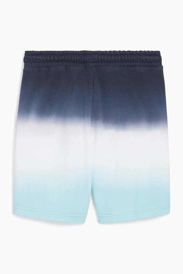 Enfants garçons - Short en molleton - bleu foncé