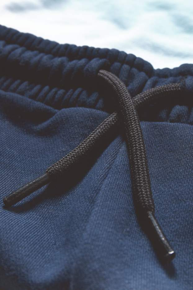 Enfants garçons - Short en molleton - bleu foncé