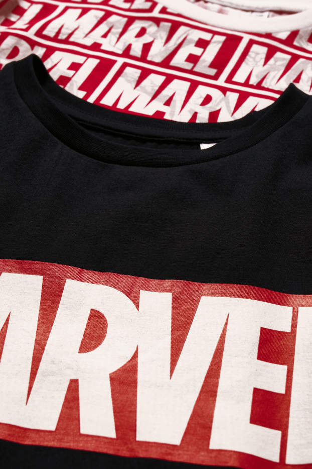 Copii - Băieți - Multipack 2 buc. - Marvel - pijama scurtă - negru