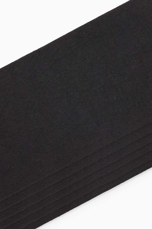 Women - Multipack of 6 - sheer ankle-highs - 20 denier - black