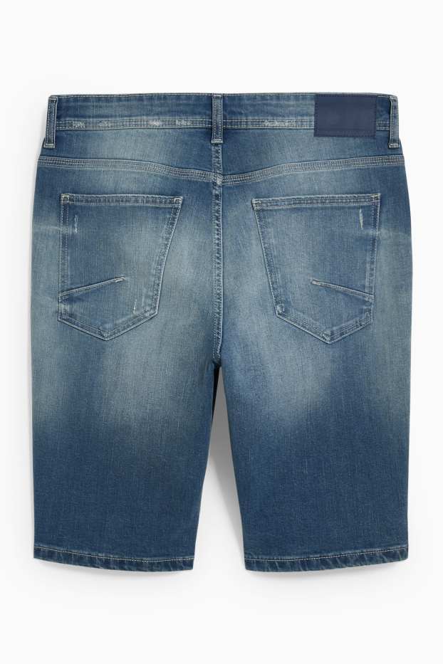 Herren - CLOCKHOUSE - Jeans-Bermudas - jeansblau