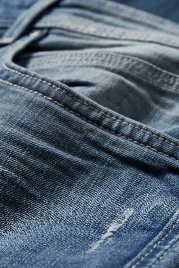 Herren - CLOCKHOUSE - Jeans-Bermudas - jeansblau
