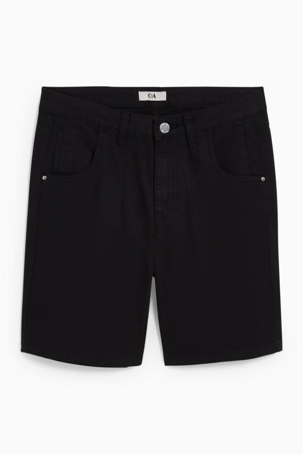 Femmes - Shorts - mid waist - noir
