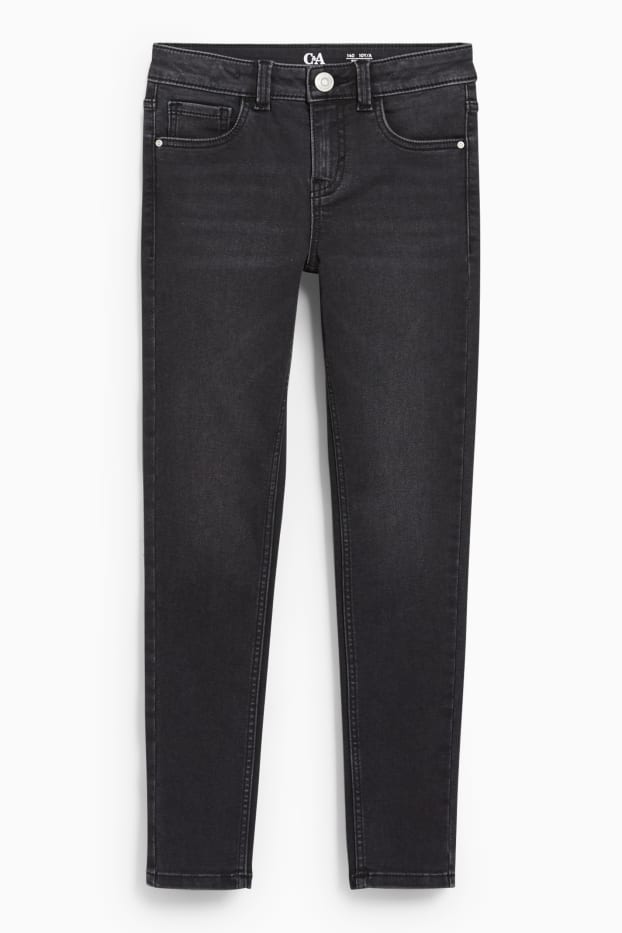Bambine - Super skinny jeans - jeans grigio scuro