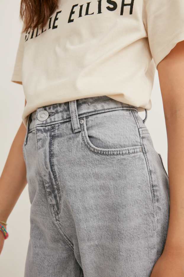 Kinder Mädchen - Relaxed Jeans - helljeansgrau