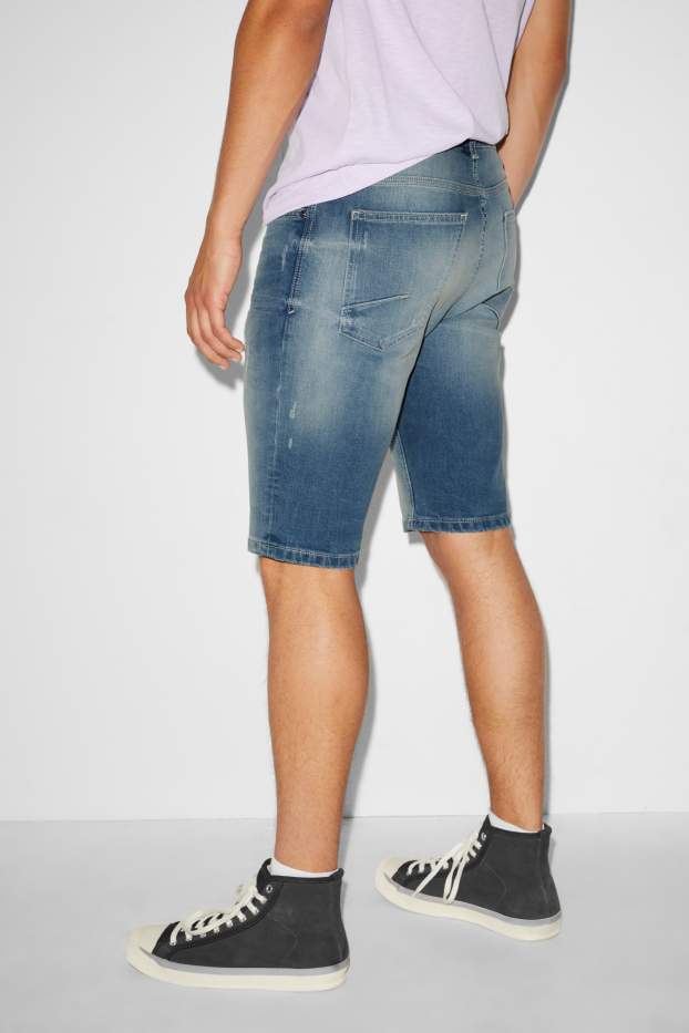 Herren - CLOCKHOUSE - Jeans-Bermudas - jeansblau