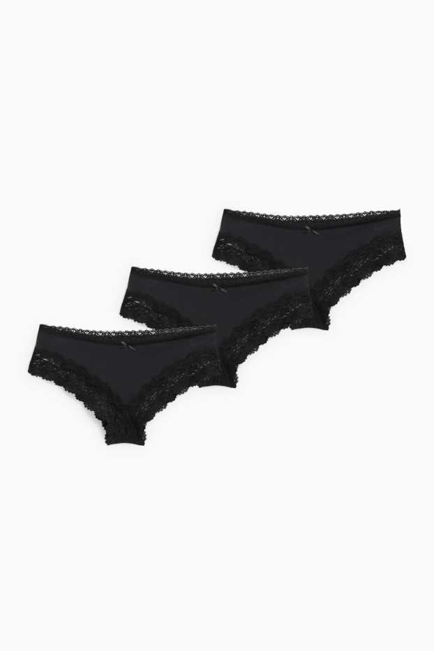 Femei - Multipack 3 buc. - chiloți hipster  - negru