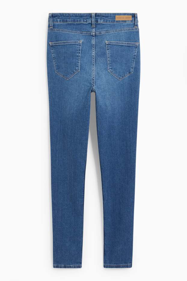 Dámské - Premium Denim by C&A - skinny jeans - high waist - džíny - modré