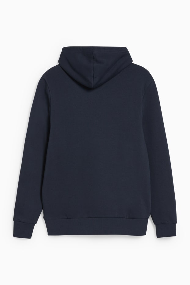 Hommes - Sweat à capuche - bleu foncé