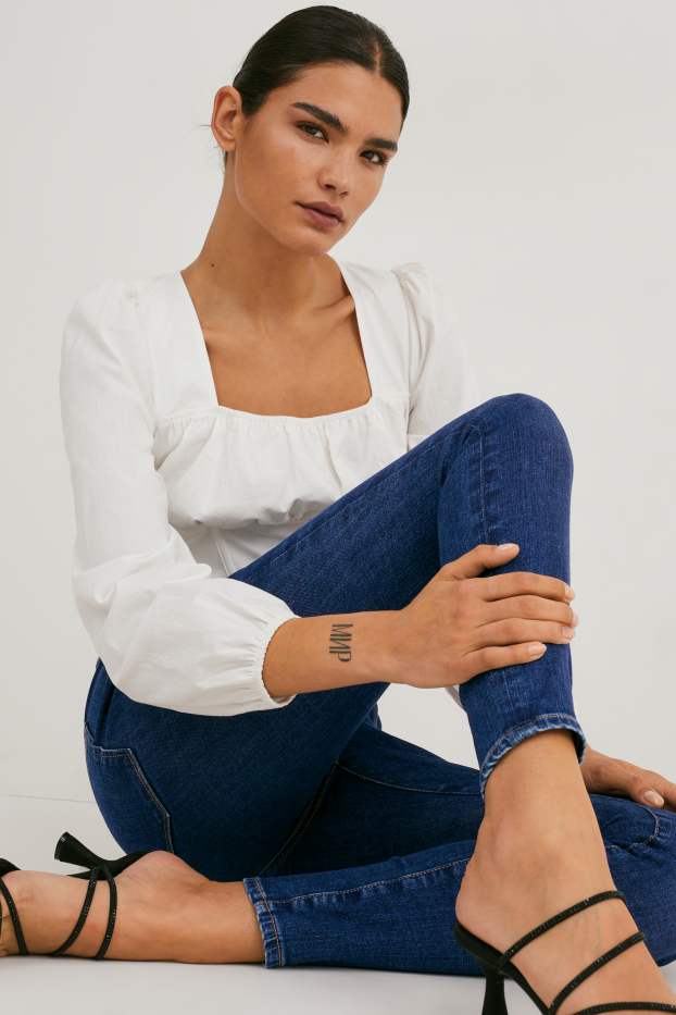 Donna - Premium Denim by C&A - skinny jeans - vita alta - jeans blu