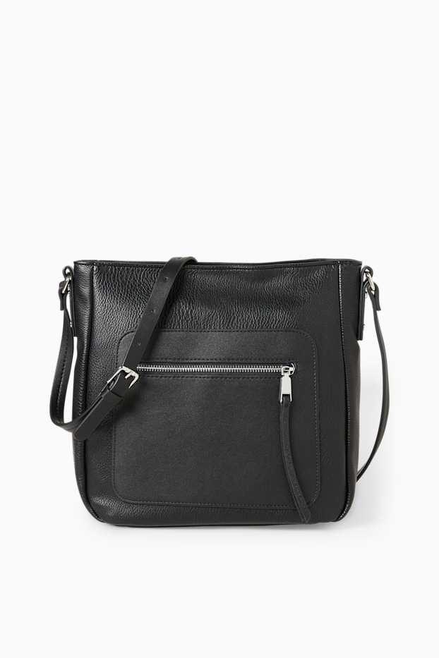 Femmes - Sac à bandoulière - synthétique - noir