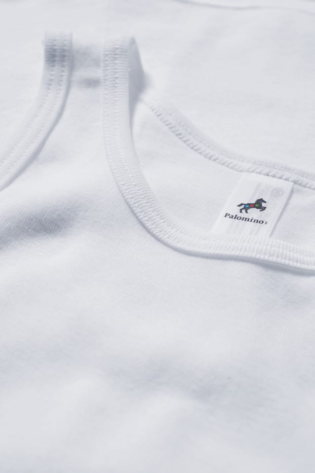 Enfants garçons - Lot de 3 - maillot de corps - blanc