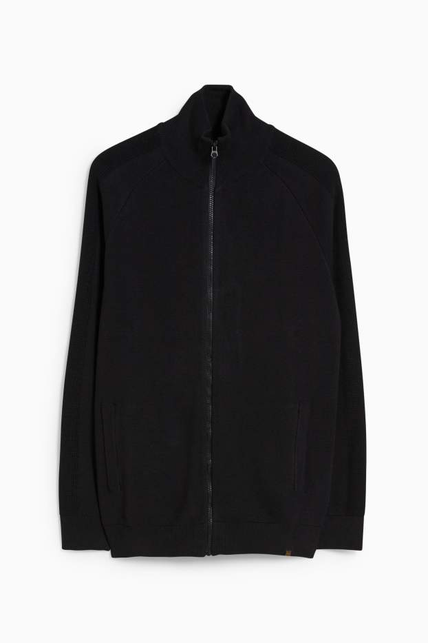 Men - Cardigan - black