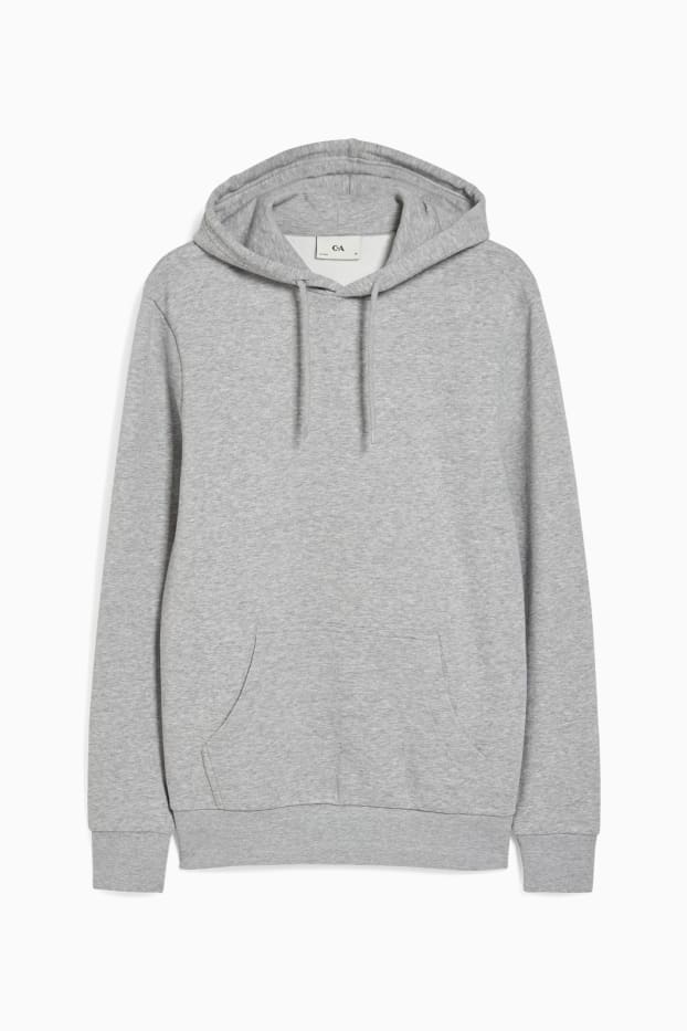Men - Hoodie - gray-melange