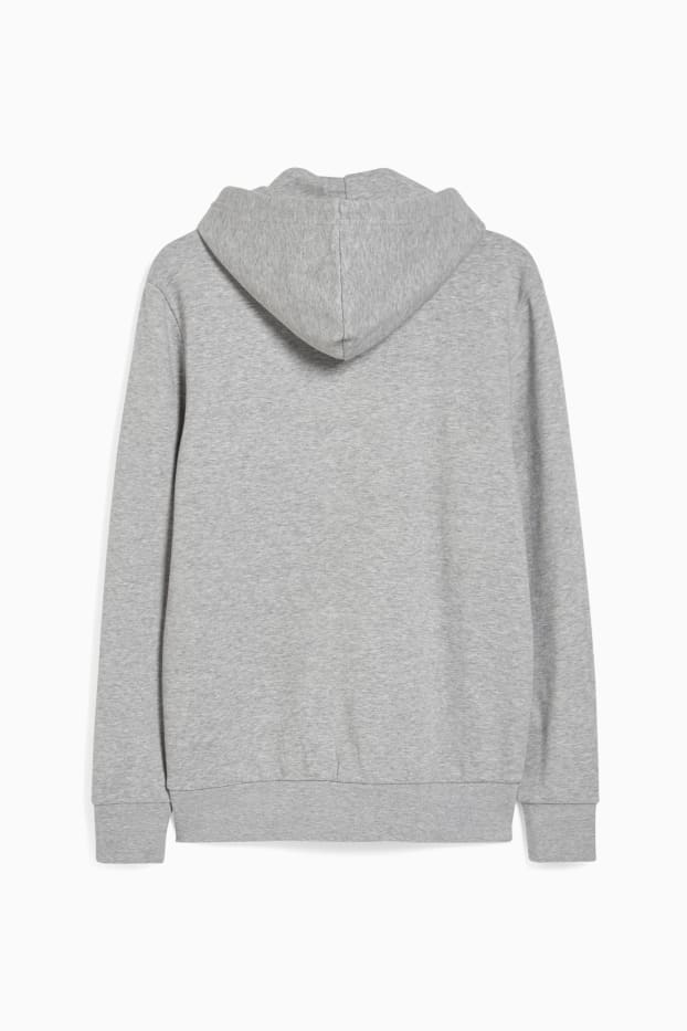 Men - Hoodie - gray-melange