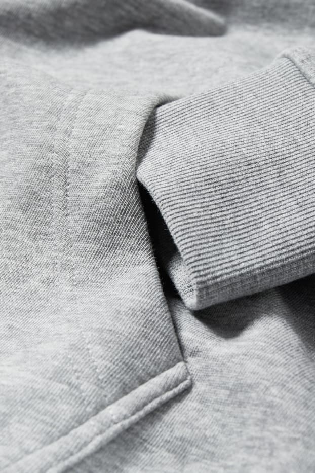 Men - Hoodie - gray-melange