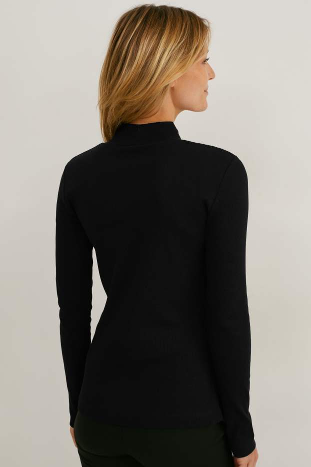 Women - Long sleeve top - black