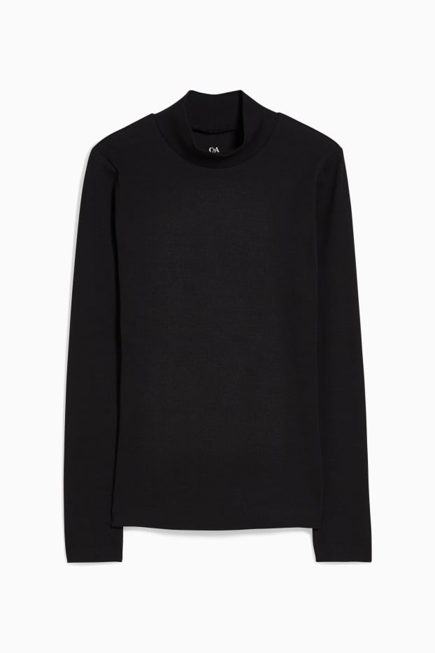 Women - Long sleeve top - black