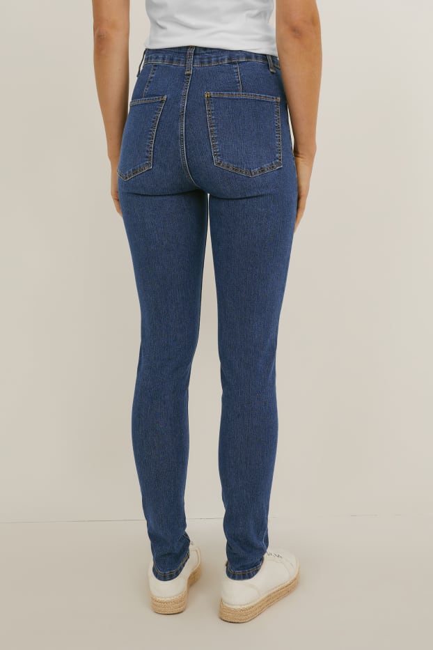 Damen - Multipack 2er - Jegging Jeans - High Waist - LYCRA® - jeansblau
