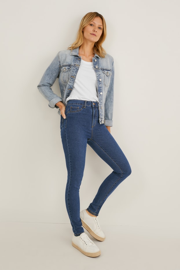 Damen - Multipack 2er - Jegging Jeans - High Waist - LYCRA® - jeansblau